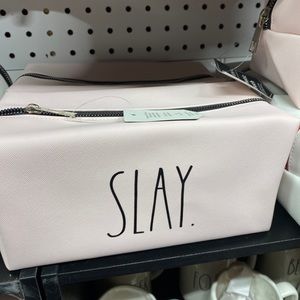 Rae Dunn Pink Makeup Bag